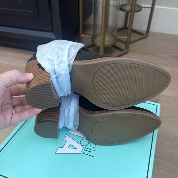 MIA Women's Avril Fringe Booties in Black - Picture 9 of 11